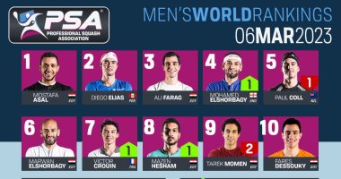 تصنيف الاسكواش