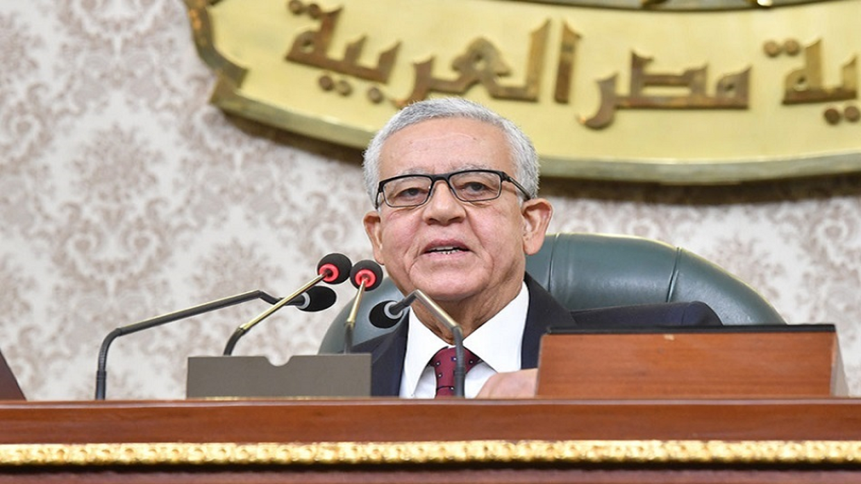رئيس مجلس النواب المصري المستشار حنفي جبالي،