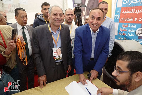 عبد المحسن سلامة يسجل فى كشوف الجمعية العمومية لنقابة الصحفيين