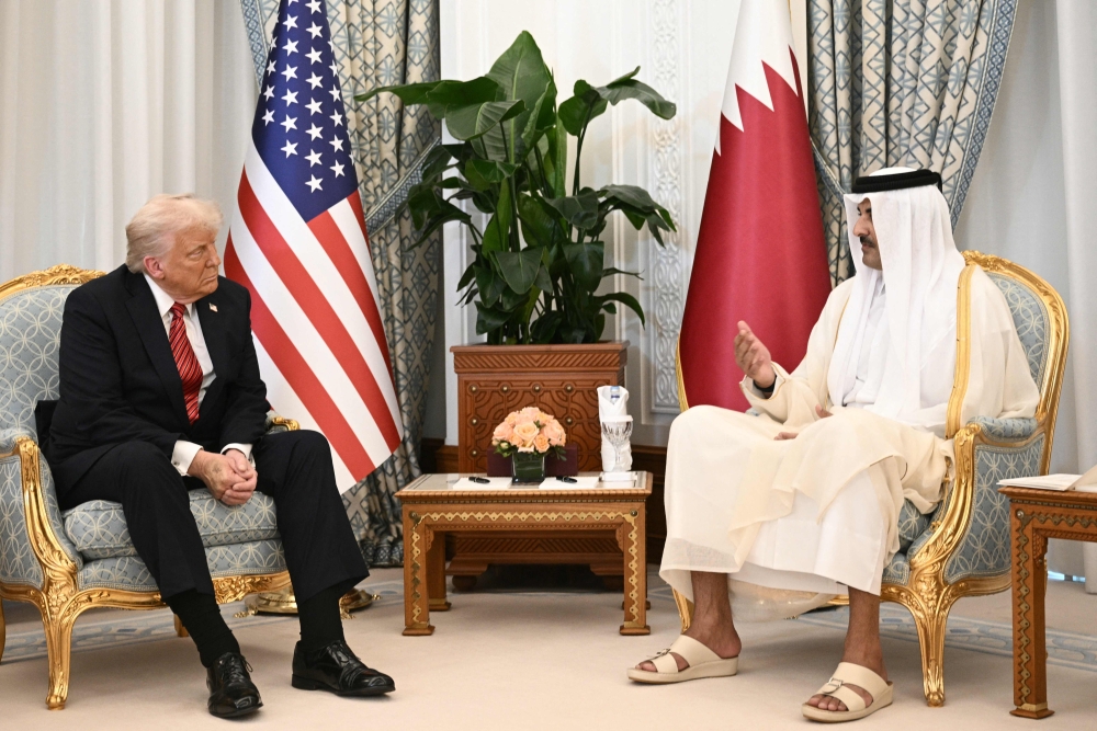أمير قطر وترامب