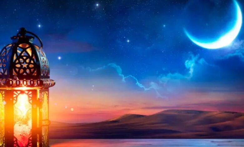 رؤية هلال شهر رمضان