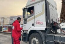 قافلة زاد العزة ، زاد العزة ،  الهلال الأحمر المصري  ،  غزة ،  سلة غذائية ودوائية