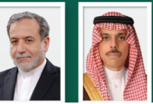 وزير الخارجية السعودي يبحث مع نظيره الإيراني