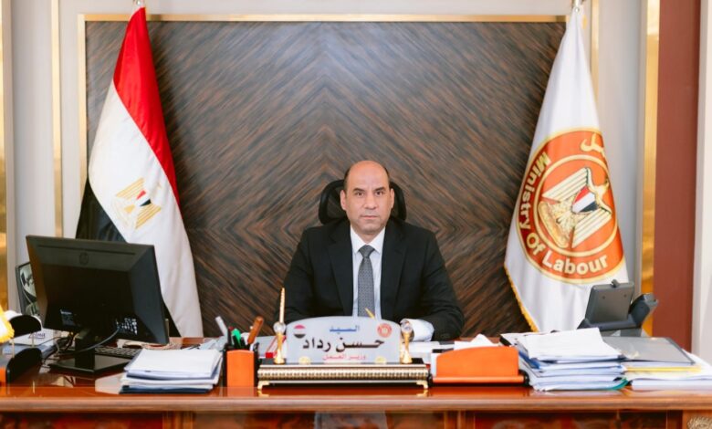 وزير العمل ، حسن رداد