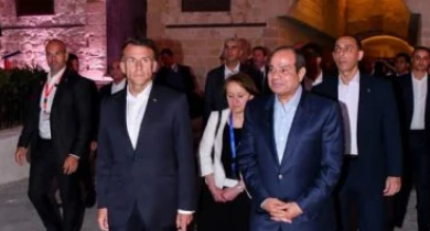 الرئيس عبد الفتاح السيسي ، الرئيس الفرنسي،